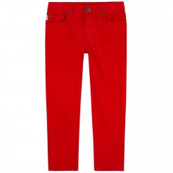 Pantalon rouge fitted...